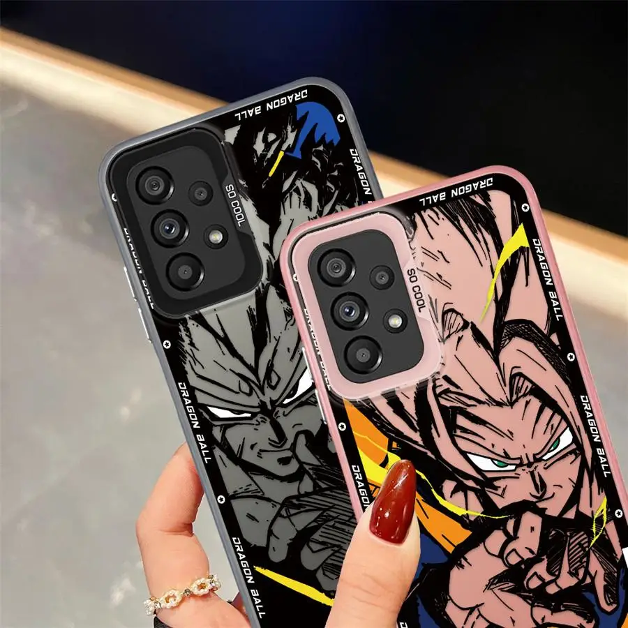 اليابان أنيمي DBZ حافظة رائعة لسامسونج غالاكسي A35 A26 A31 A17 A20s A24 A25 A21s A23 A15 A16 A11 A12 A32 A34 A36 A13 A14 عودة