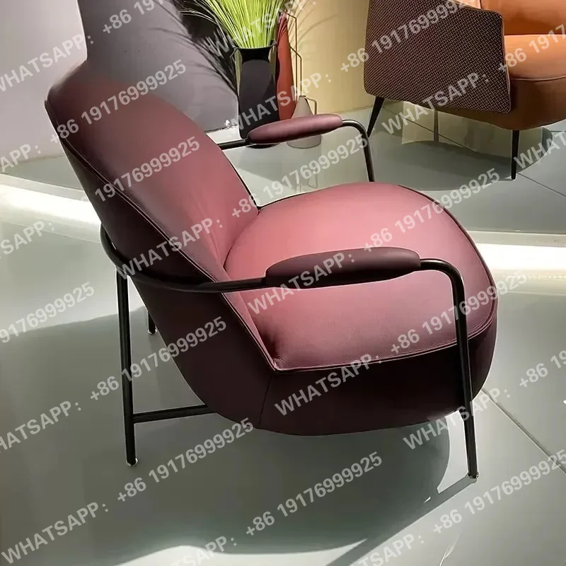 Latest Hotel Room Lounge Chair Bedroom Fashion Modern Fabric Home Bed Decor Chair with Arm Stylish Living Room Accent Chair