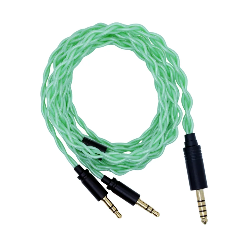 

Кабель XINHS HIFI Dual 3.5mm Upgrade с балансным разъемом 3.5мм/4.4мм для наушников Sennheiser, HIFIMAN, Audeze, DENON, SONY, Fostex