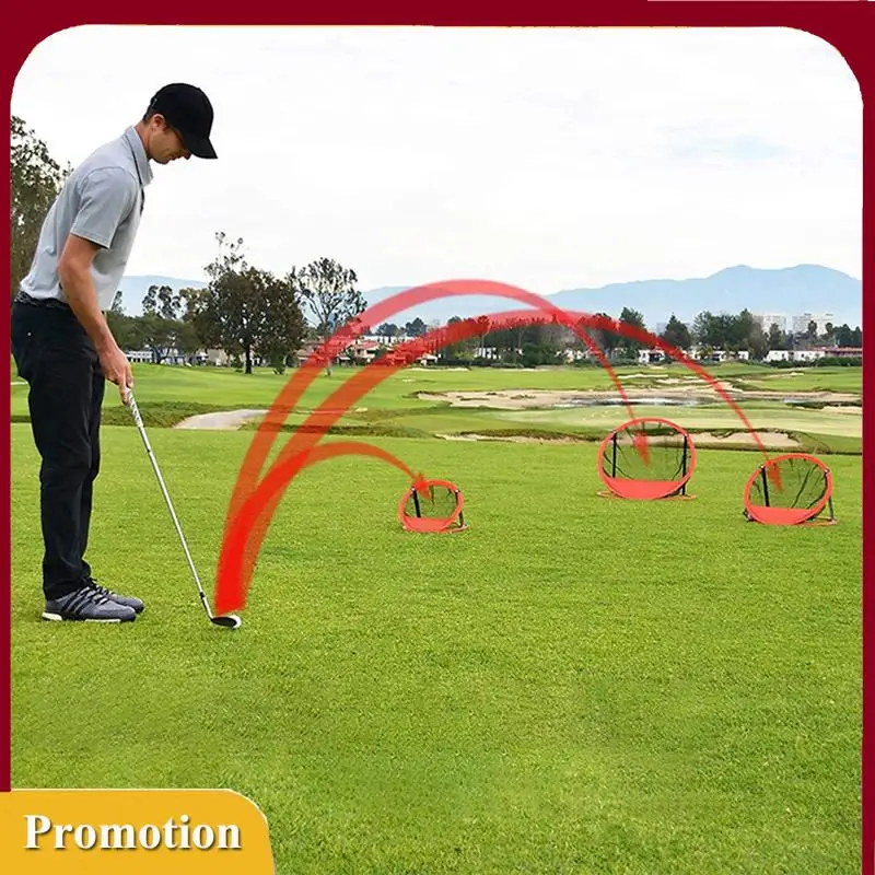 

3Pcs Foldable Golf Chipping Nets Golf Chipping Practice Net Golf Chipping Nets Foldable Cages Target System With Carrying Bag