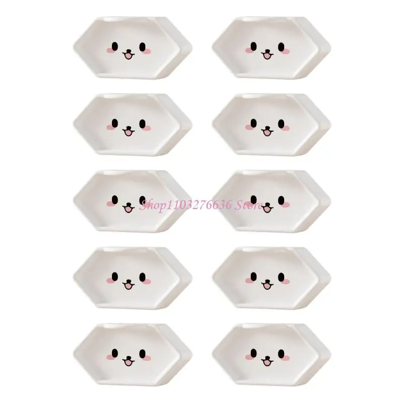 R6FD 10Pcs Childproof Outlet Cover For Brazil Chile Italy Standard Socket Safety Plug Protectors Soft Silicone Design