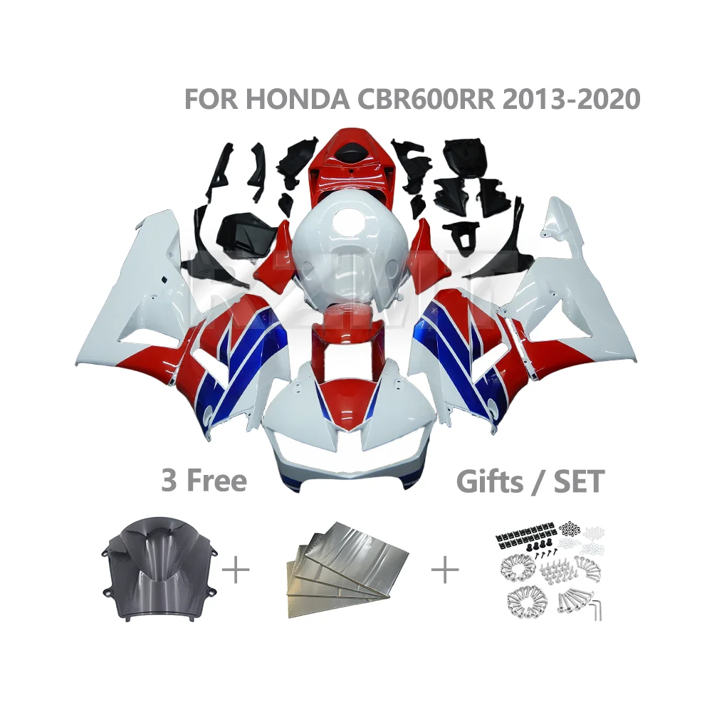 

Комплект обтекателя мотоцикла по индивидуальному заказу для HONDA CBR600RR CBR 600RR 2013-2020, высококачественный комплект кузова из АБС-пластика H0613-106a