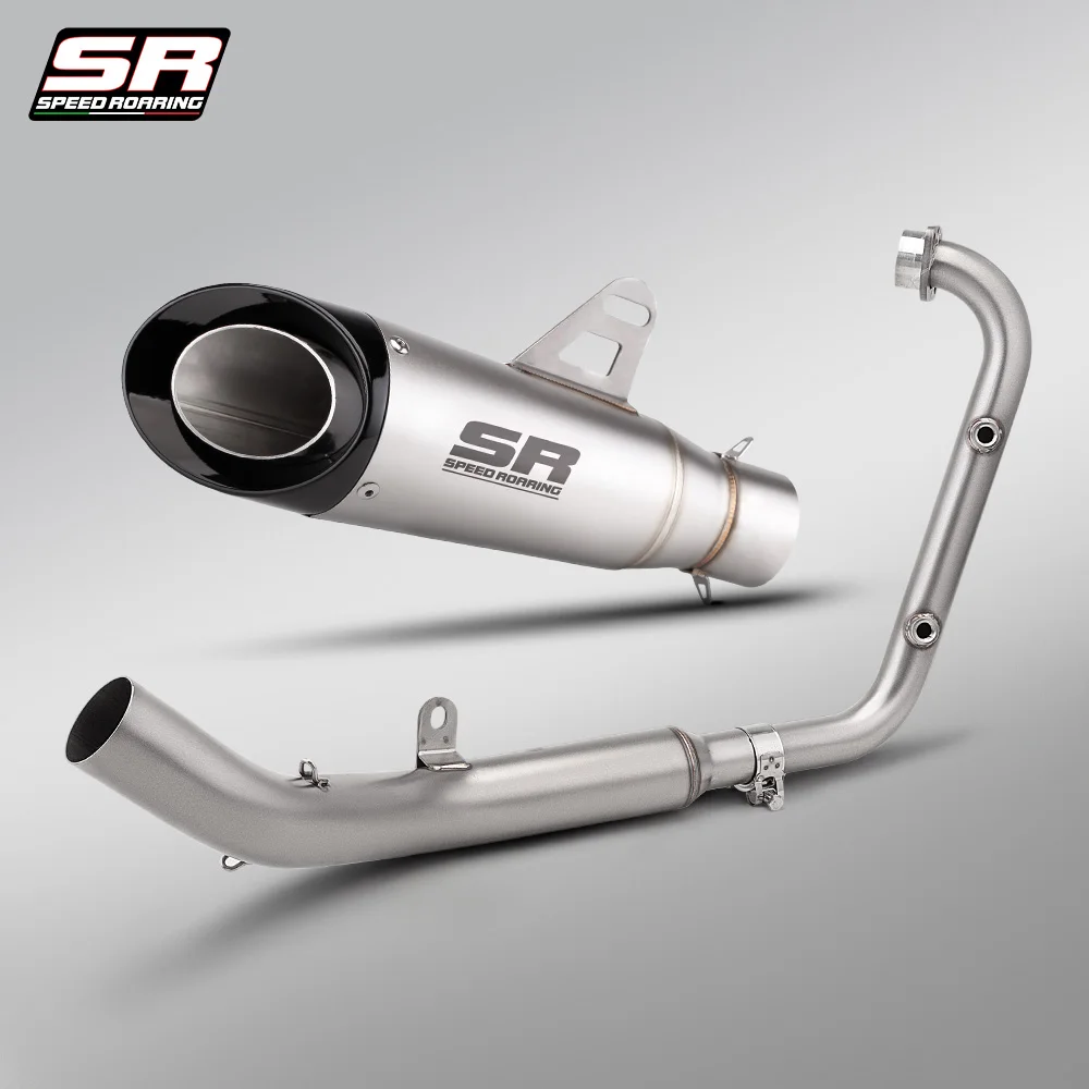 ZT125 Exhaust System For Zontes ZT155 ZT-125/155 Z1/Z2/U1/G1/BK 2021-2026 Motorcycle Exhausts Pipe