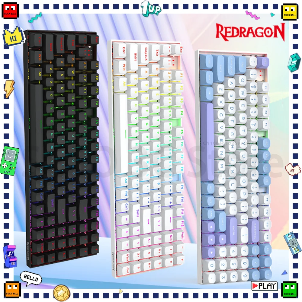 

Redragon M94 Magnetic Switch Mechanical Keyboard 8K Hz Wired Gaming Keyboard RT 0.1mm Gamer Keyboard RGB PC Accessories Gifts