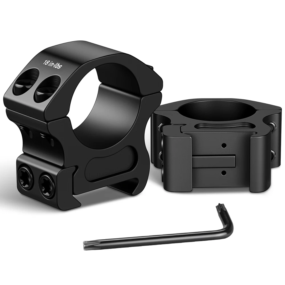 UniqueFire 25.4mm Scope Ring Low Profile 20mm Rail Aluminum Picatinny Scope Mounts for Hunting Optics Mounting, Accessories