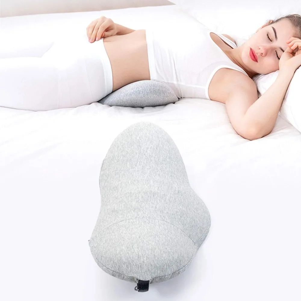 Lumbar Support Pillow Memory Foam for Low Back Pain Relief Cushion Ergonomic Streamline Car Seat Office Chair Recliner Bed