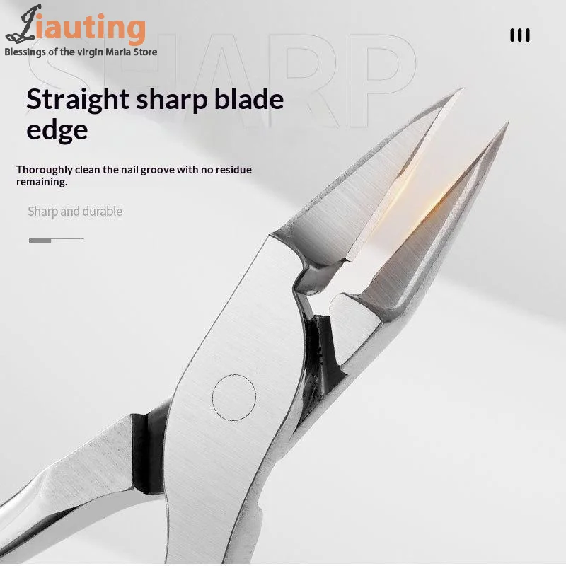 Nuovo 1 pz lama dritta tagliaunghie per unghie dei piedi taglio unghie incarnite spesse rimozione strass gemma clipper manicure strumenti per unghie