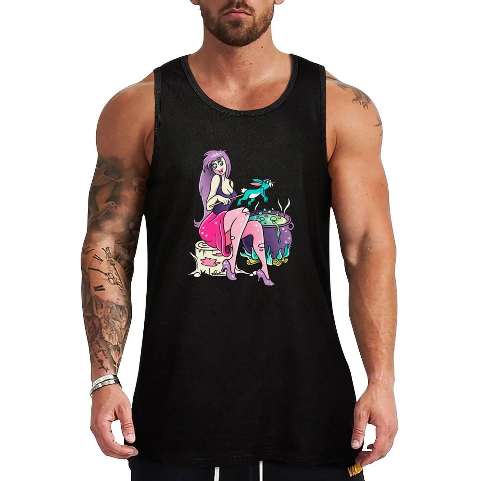 

Madam Mim Tank Top men clothing Men's gym t-shirt Muscle fit
