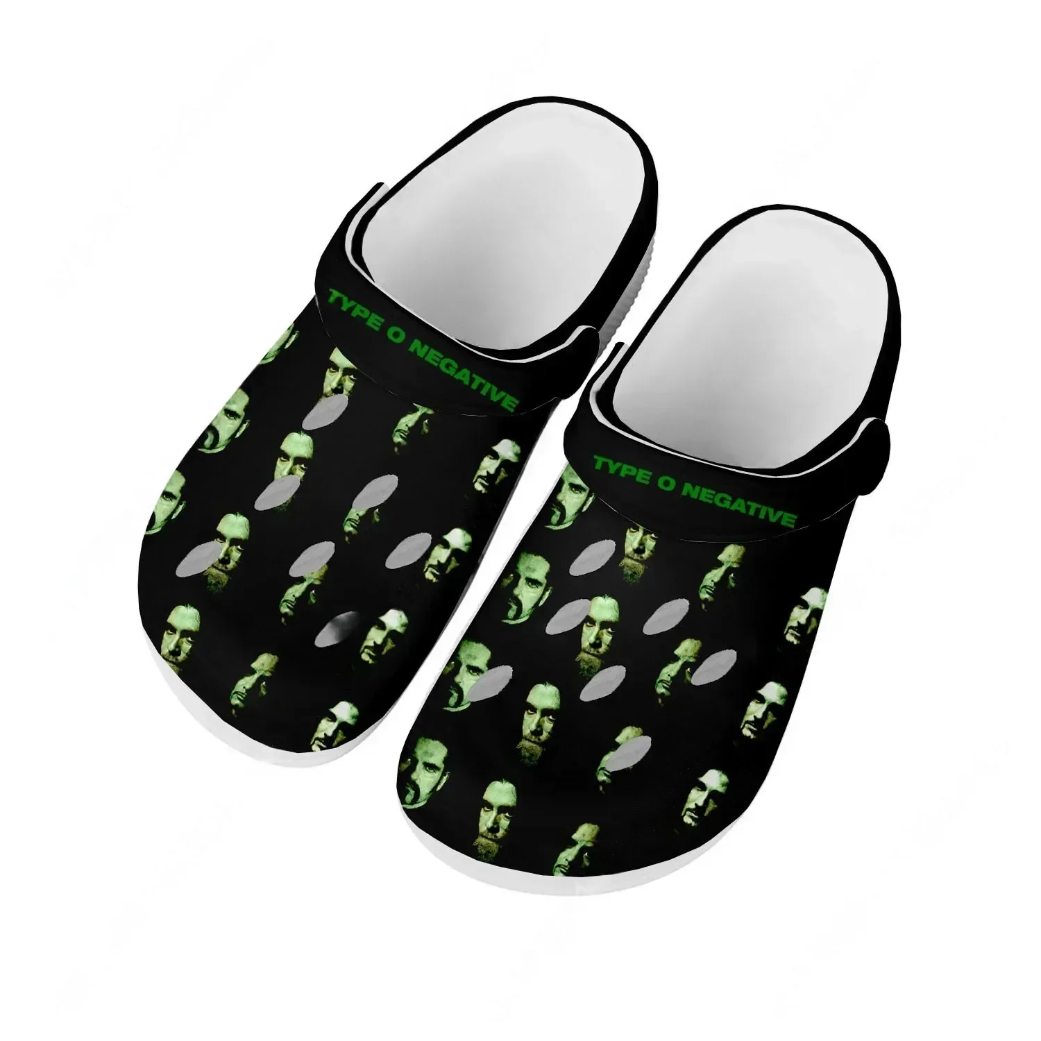 Type O Negative Water Shoes Mens Womens Comfortable Fashion Home Garden Clogs Customizd Sandals Beach Breathable Hole Slippers