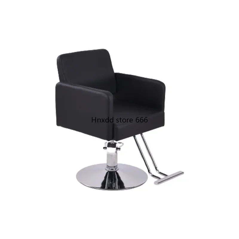 Barber Chair Professional Hairdressing Hairdresser Chairs Height Adjustable Furniture Barberchair Low Wheel Elegant Beauty Salon