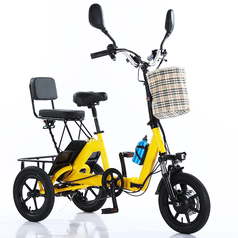 Ready to Ship Cheap China 2023 new made popular model electric passenger tricycle 3 wheel electric cargo bike passenger bike