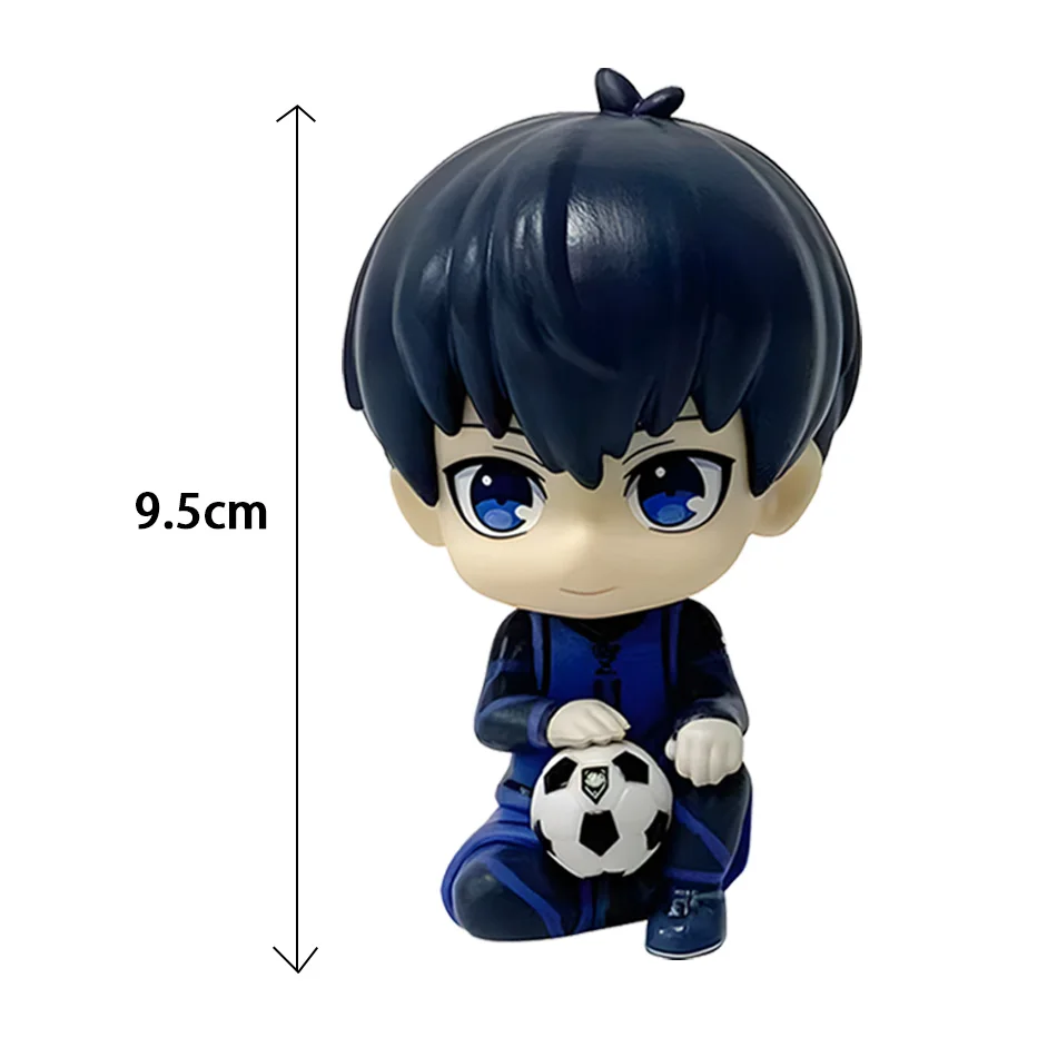 Anime lindo Nagi Yisagi Isagi Yoichi figura de acción sentada muñeca de PVC modelo de mesa periférico de animé juguetes creativos regalos