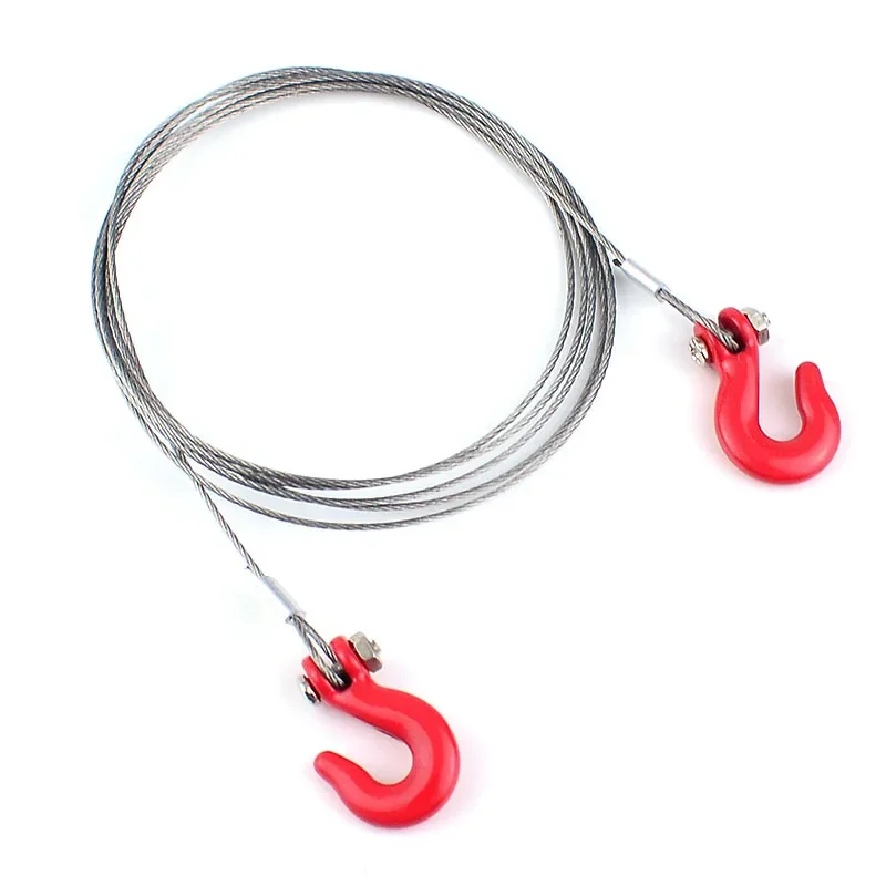 Metal Simulation Wire Tow Hook Rescue Hook for 1/10 RC Crawler Car Traxxas Trx4 Defender Axial Scx10 Wrangler RC4WD D90 YIKONG