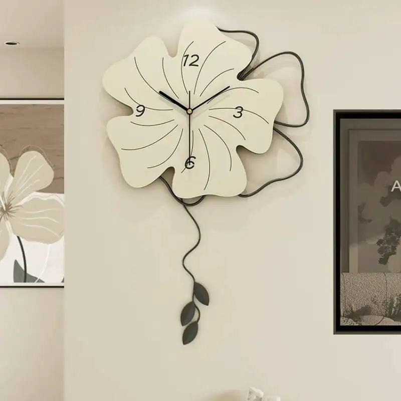 White Fashion Wall Clock Unique Premium Upgrade Living Room Digital Clock Design Modern Nordic Relojes De Pared Home Decor Items