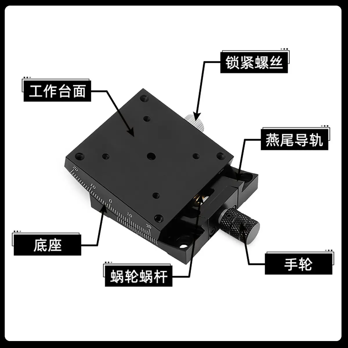 X-Axis Tilt Stage Manual Angular Positioning Slide GFG60/40 GFX60 for Optical Alignment