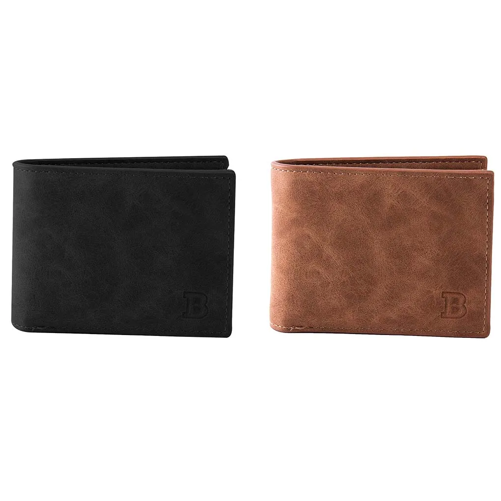 Men s Wallet PU Leather Bifold Zipper Pocket Wallets for Men with Credit Card Slots Holder Pouch