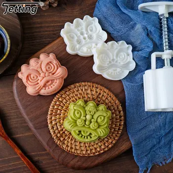 2個裝 75克 餅乾印章 中國新年月餅模具 國龍造型 手壓翻糖糕點家用DIY廚房工具 10 最佳銷售 月餅壓模 - №6