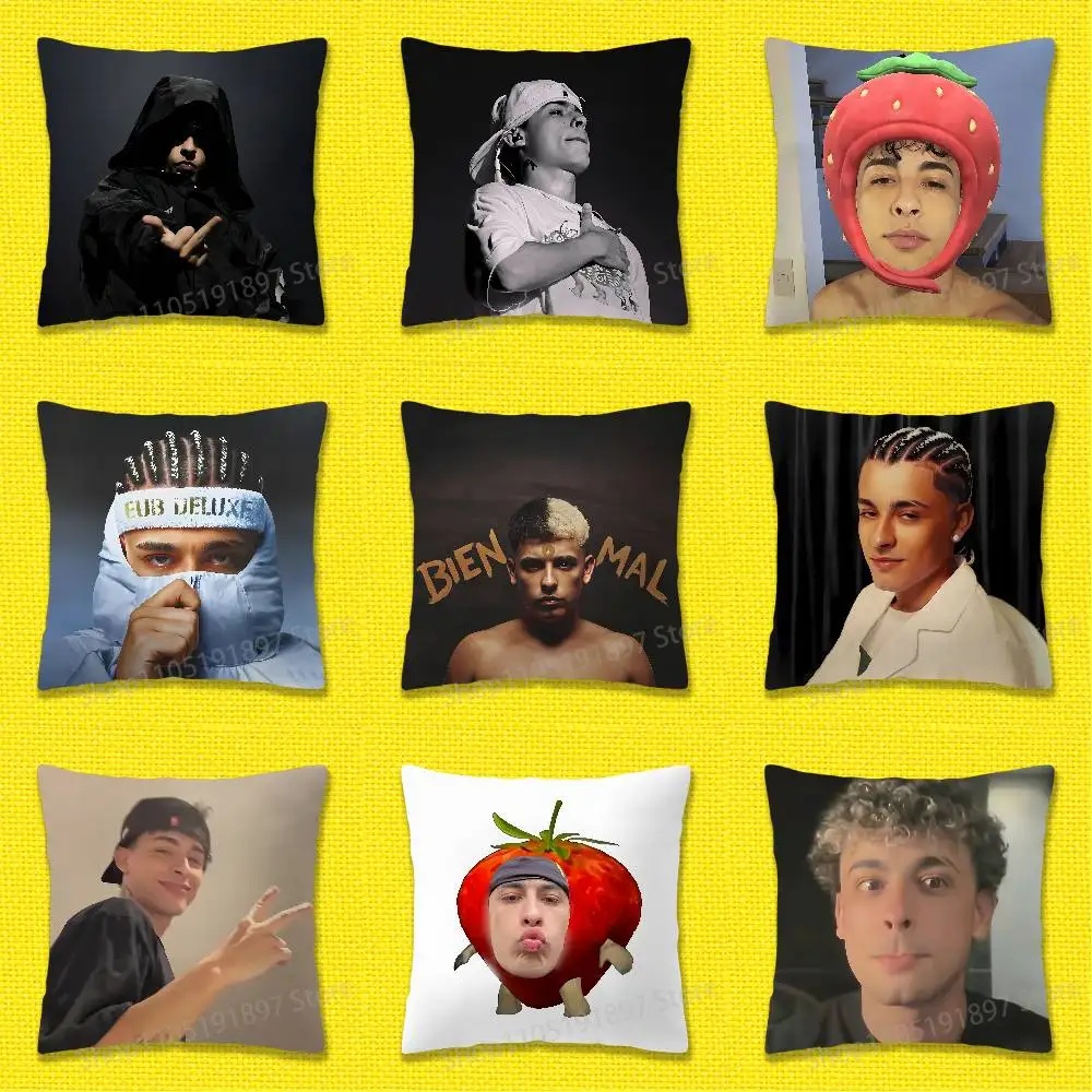 

T-Trueno BIEN O MAL EUB DELUXE ATREVIDO EN VIVO Throw Pillow Case For 45cm 40cm 30cm 50cm 55cm Square Home Pillowcase Case