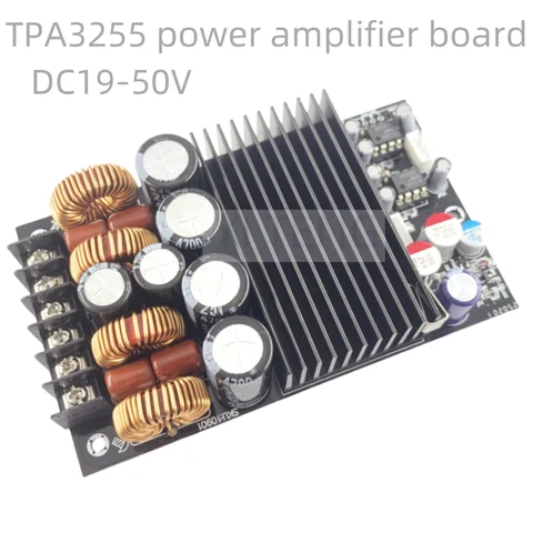 Dual channel 2*300 W eindversterker module Stereo D koorts HIFI digitale versterker board TPA3255 chip DC19-55V