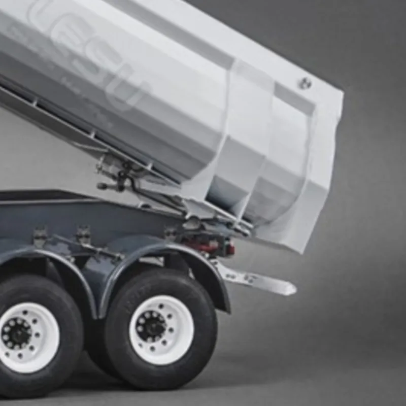 

1/14 Новый металлический гидравлический самосвал LESU 3 оси для радиоуправляемого тягача DIY KIT Неокрашенный с электрическими подъемными ножками Модель игрушки