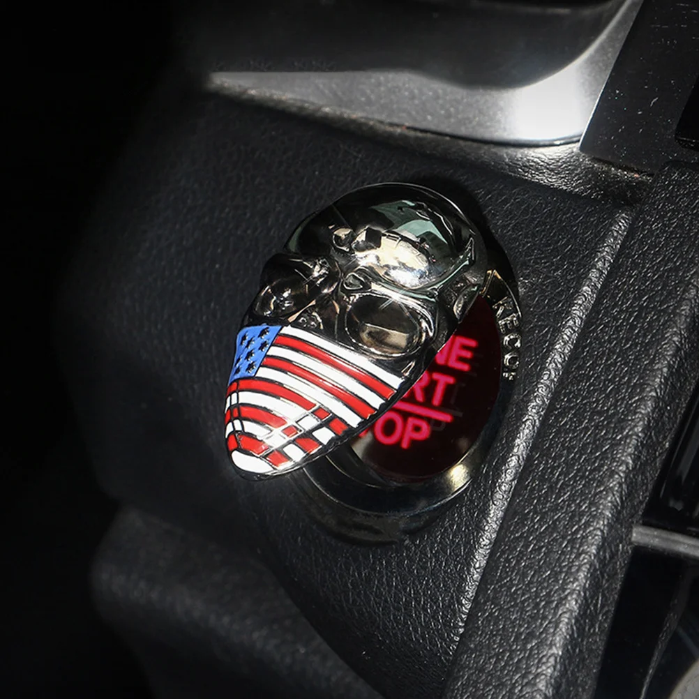 

Starter Cover Decoration Car Accessory Accessories Interior for Engine Button Cute Refit