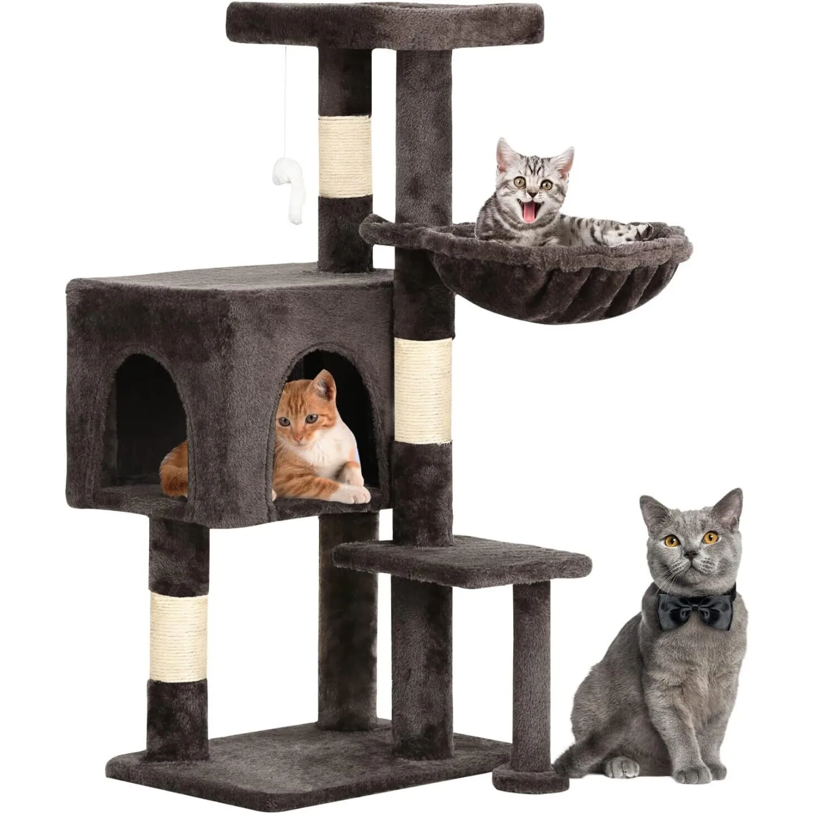 

Cat Tree 36 inch Tall Cat Tower for Indoor Cats w/Cat Scratching Post, Cat Condo United States