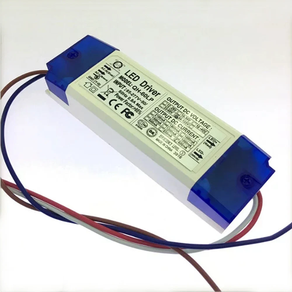 18-30*3W Led Driver 600mA Lamp Driver Power Supply Lighting Transformer AC85-265V Output 54-105V 600mA