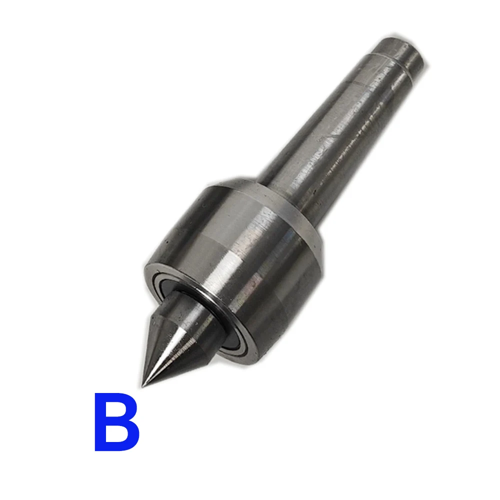 Подвижный инструмент, коническая головка для 65 мм MT2 Tailstock CNC, вращающаяся ось, токарный станок, металл, дерево, запчасти для токарного станка