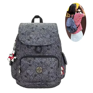 Kip Cartoon Snoopy backpack for boys and girls, high capacity school backpack, Belgian fashion, 33.5x19x27cm 12 Main Sales Snoopy Backpack - №10