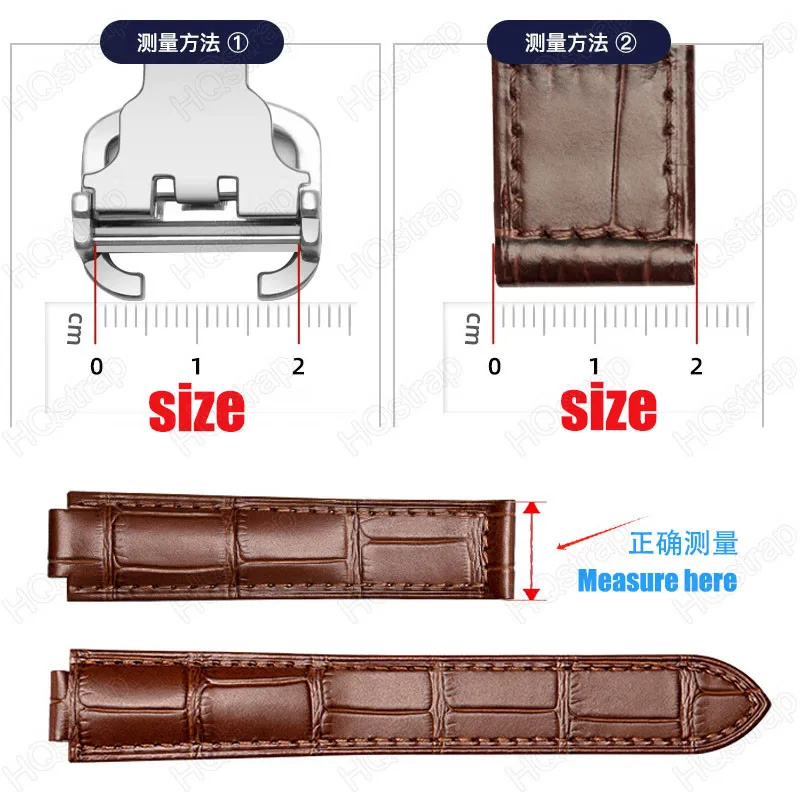 Folding Buckle for Cartier Watch Buckle Stainless Steel 16mm 18mm 20mm 14mm Strap Clasp Silver Watches Accessories image 2