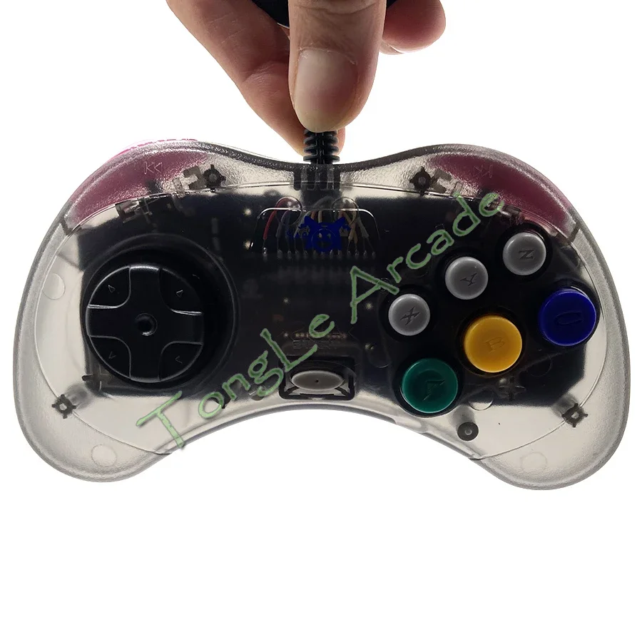 New Wired Gamepad Game Controller, SS Interface, for Arcade CBOX / Sega Saturn / Superun / SNK NEOGEO Accessory Joystick