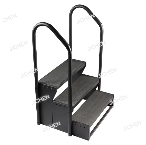 

Новые уличные водонепроницаемые лестницы для гидромассажной ванны, ступеньки для спа-салона, три этажа, с поручнями