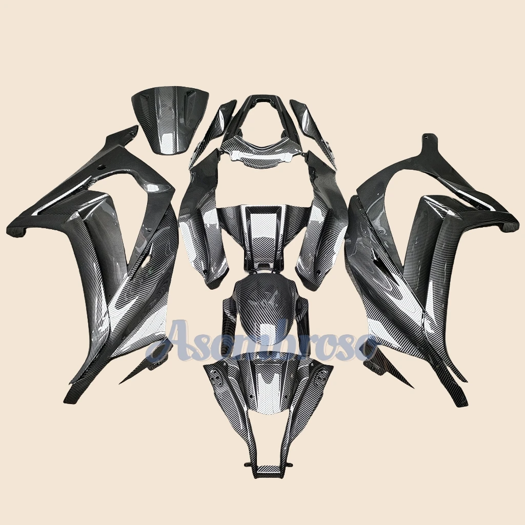 Roadbike Fairing Kit fit for Ninja ZX10R 2011 2012 2013 2014 2015 ZX-10R 11-15 zx 10r grey carbon fibre bodywork full fairing