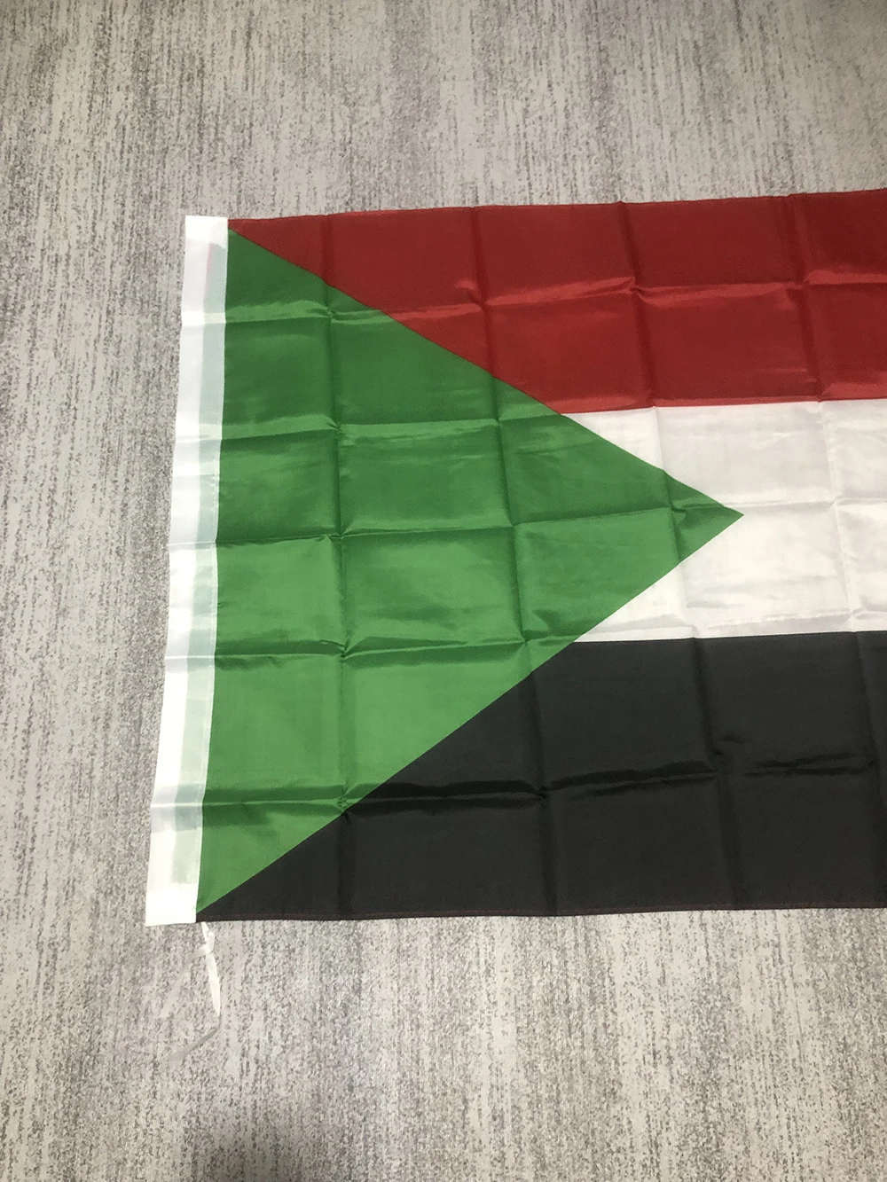 Sultan Banner 90*150cm polyester Hanging the Sudan National flag double penetration banner for home decoration