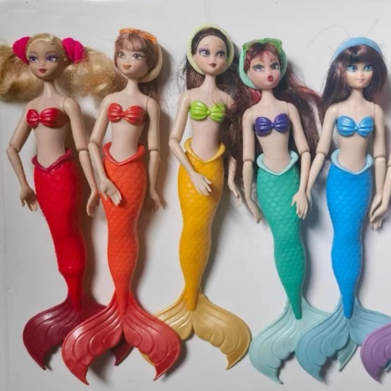 [Seconda mano] Testa di accessori per bambola a coda di pesce per bambola sirena da 15 cm Invia a caso