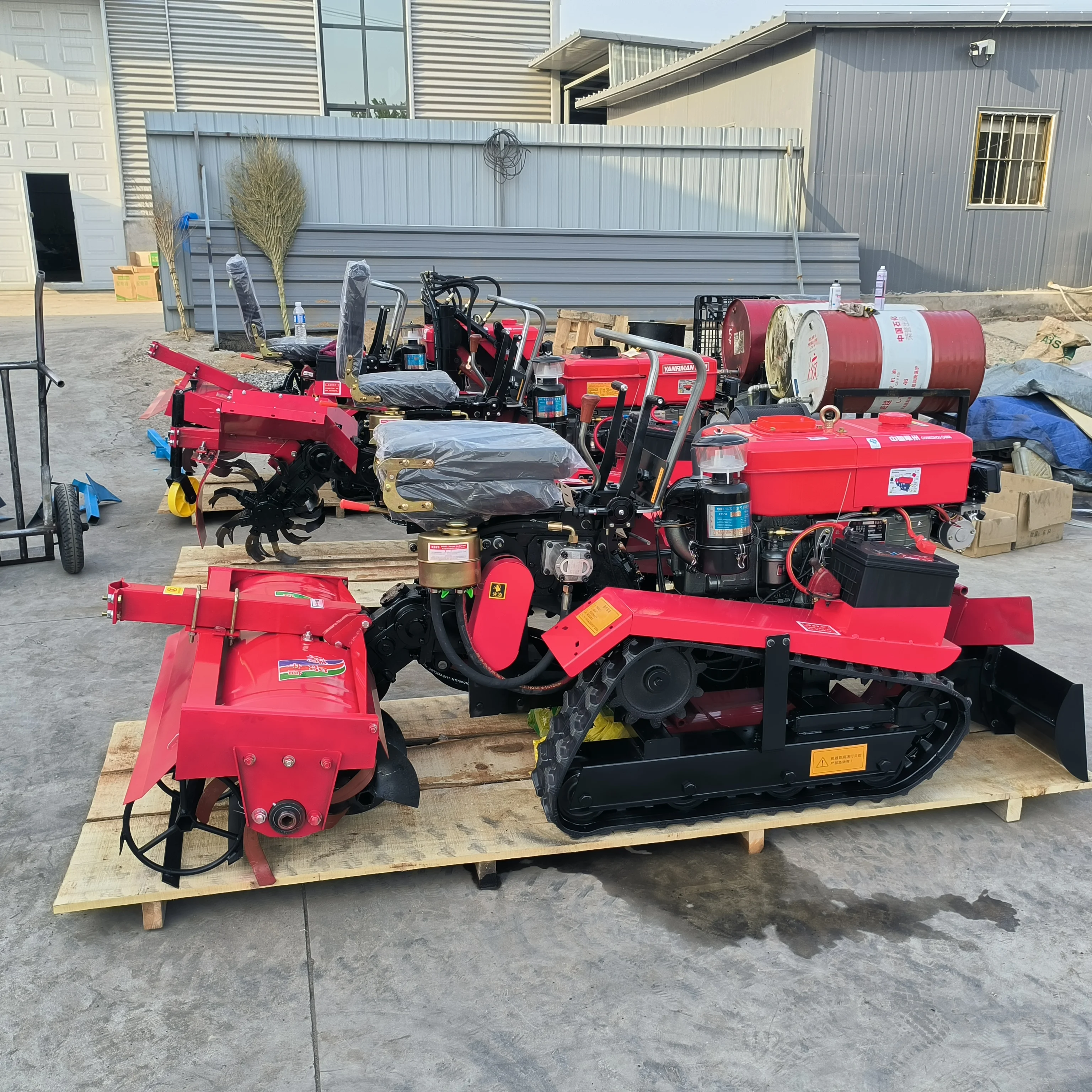 2026 Top Quality Agricultural Rotary Tiller, Tracked Ditcher, and Tillage Accessories