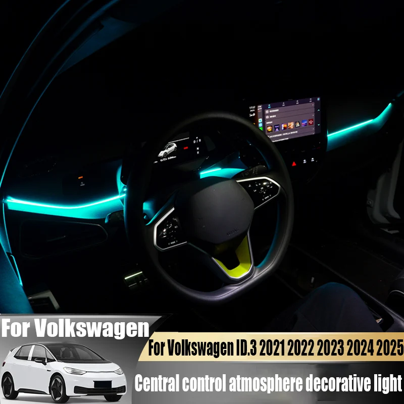 

Для Volkswagen VW ID.3 ID3 2021 2022 2023 2024 2025 декоративные светильники центральной консоли автомобильные товары для украшения интерьера