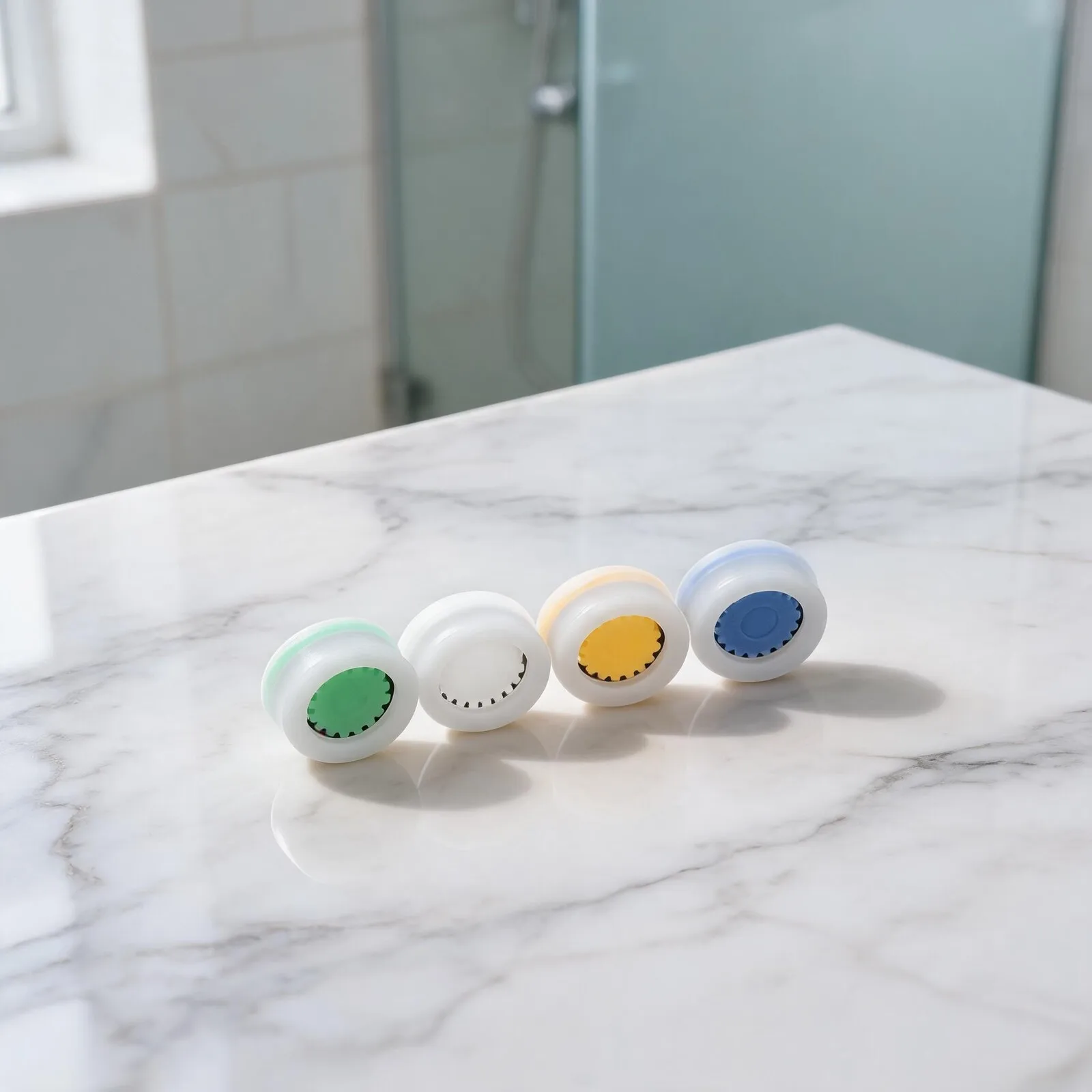 Shower Limiter Set Replacement Plastics 0.56x0.54x0.21 Inch 14.2 X 13.8 X 5.3 Mm Effective Water Saving Practical
