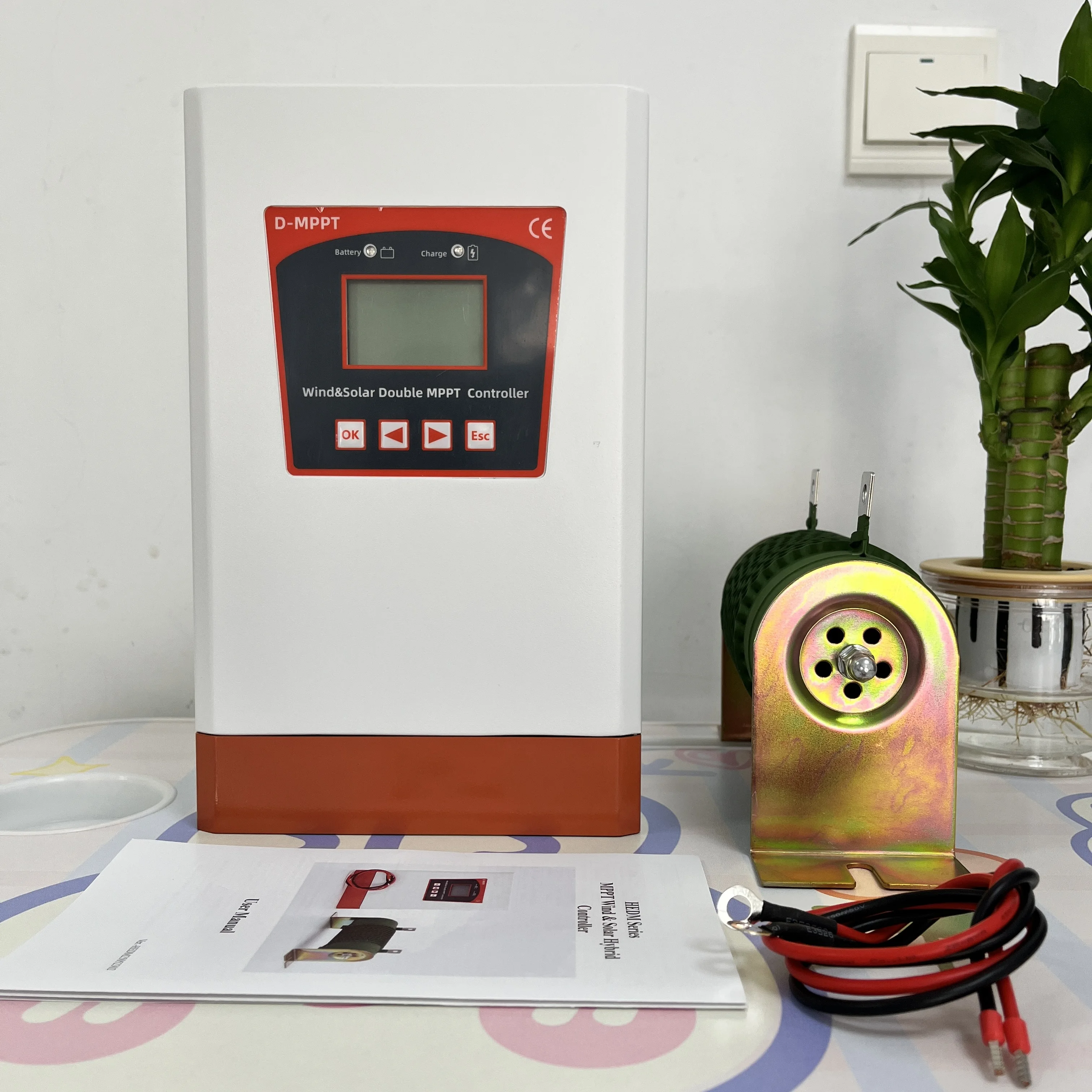 Wind Solar Hybrid System Dual MPPT Controller Household 10KW 20KW 15KW Power Generation Hybrid Charging Voltage Regulator System