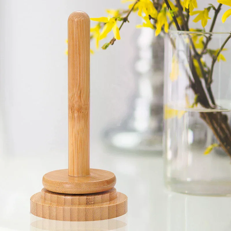 

Подставка для пряжи из бамбука и дерева, катушка для пряжи, домашняя плетеная катушка для пряжи, подставка для хранения, настольная вращающаяся шаровая деревянная намотка