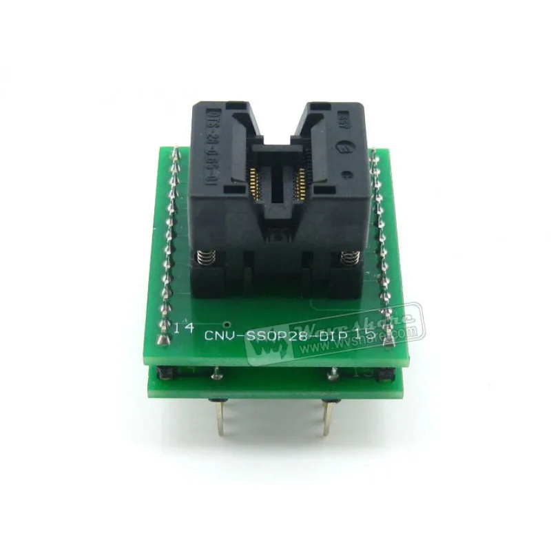 Makerseek SSOP20 TO DIP20 (A) SKU 3866 Waveshare SSOP20 TO DIP20  A , Programmer Adapter,