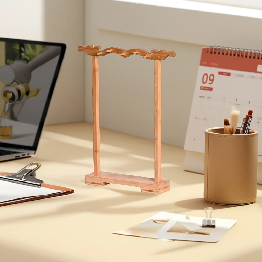 

Chinese Calligraphy Brush Holder Bamboo Multi Functional Storage Stand For Painting Writing Tools Elegant Design Sumi