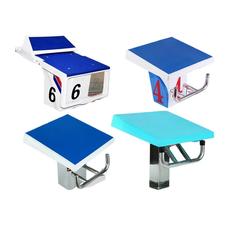 

Swimming pool competition starting platform, starting platform 304 stainless steel starting springboard jumping platform