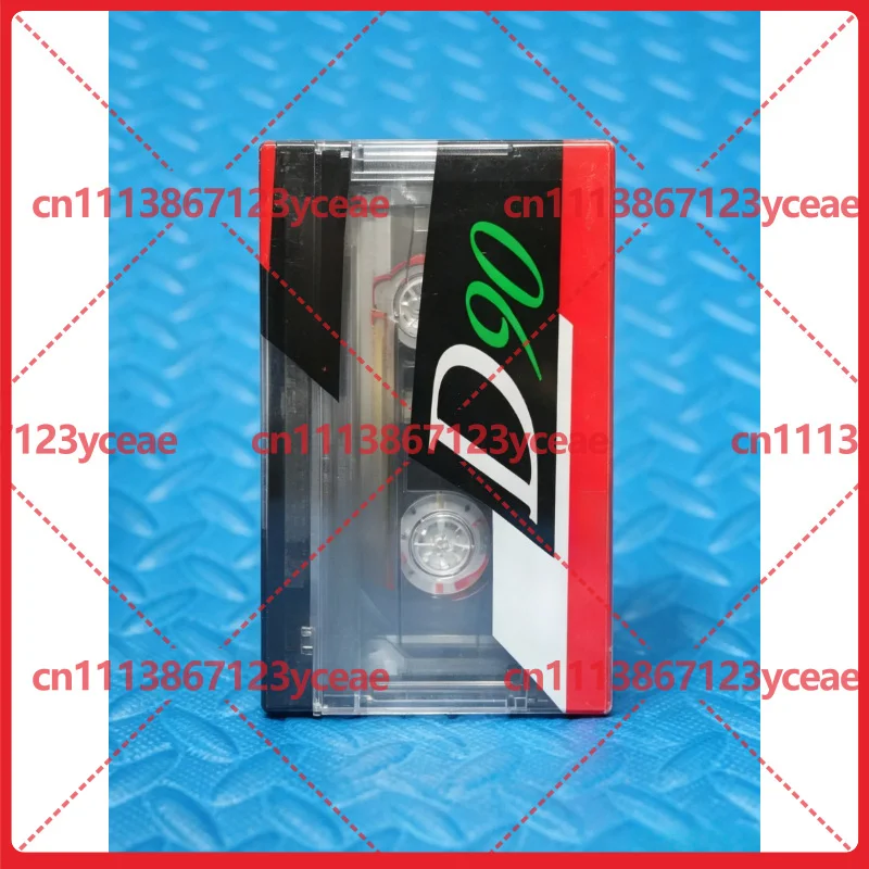 1-5pcs For TDK D90 Type I Blank Audio Cassette Tape Green Text Right Angle Case Vintage Recording Tape