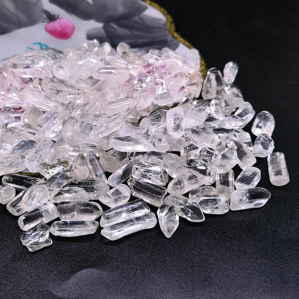 Natural Clear Quartz Crystal Point wands Stick Healing Bulk for Jewelry Making Energy Raw Rock Mineral Specimen Home Decoration