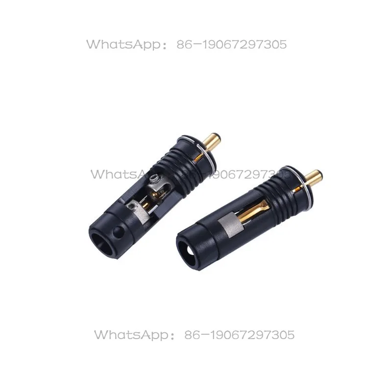 RCA Plug Series FT-111 Gold Plated G Rhodium Plated R Solder Free Signal Terminals