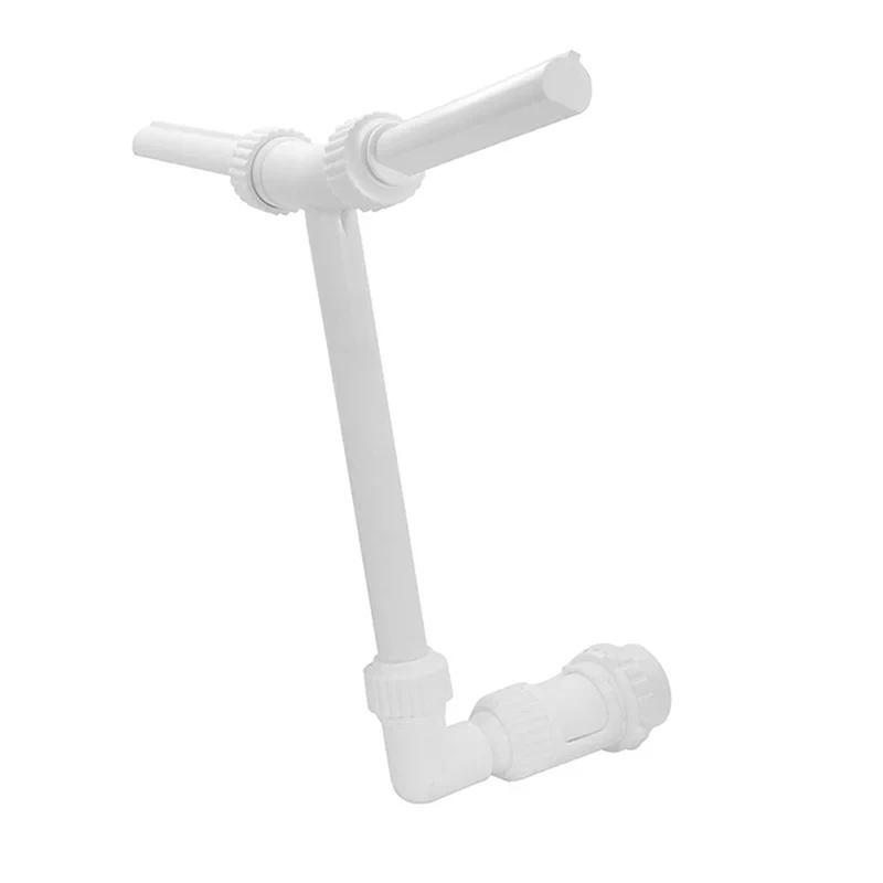 1 PCS สระว่ายน้ําน้ําตกน้ําพุสเปรย์น้ําพุคู่หัวสีขาว Sprinklers สระว่ายน้ําสปาตกแต่งสวน