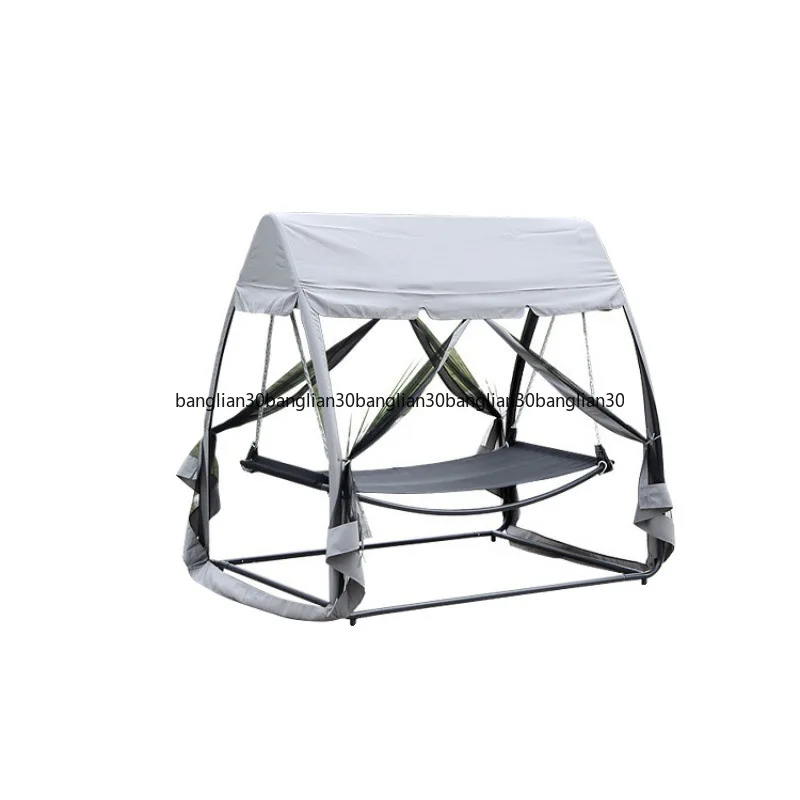 Outdoor Swing Chair Rocking Chair Indoor Balcony Patio Swing Leisure Canopy Double Hanging Chair Hammock Lying Bed