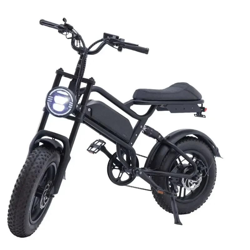 Comfortable 350W 750W Front Rear Shock Absorption High Carbon Steel 48V Lithium 16 Inch Tire Mountain Bike Electric