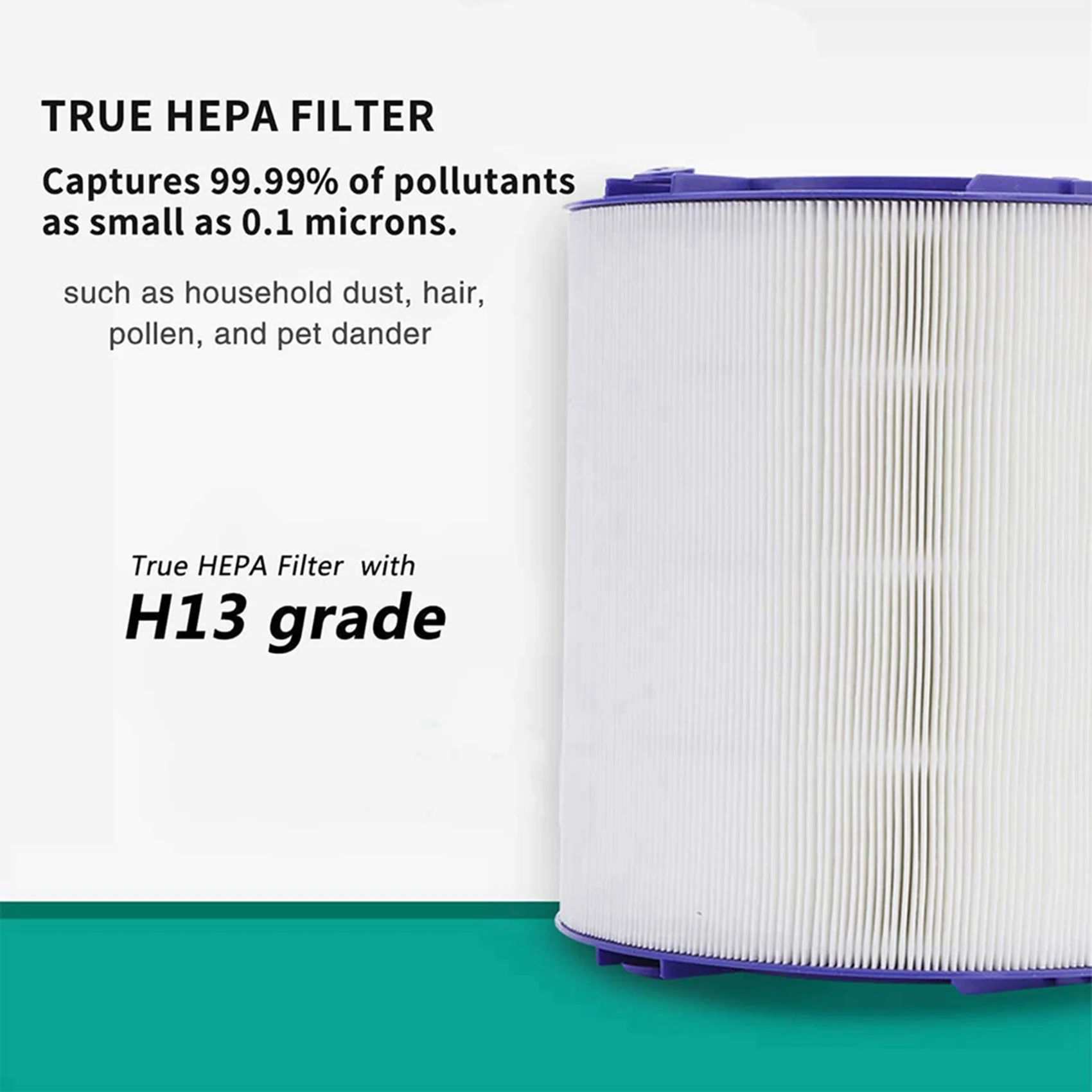 A52Q-4X Luftreiniger HEPA- und Kohlefilter für Dyson TP06, TP09, HP06, PH01, PH02, TP07, HP07, HP09, 970341-01, 965432-01 – Detail 8